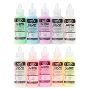 Tulip Glow in the Dark Dimensional Fabric Paint 10 Pack