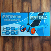 Tygatec 3 Wheel Manual Scooter - Multi Color
