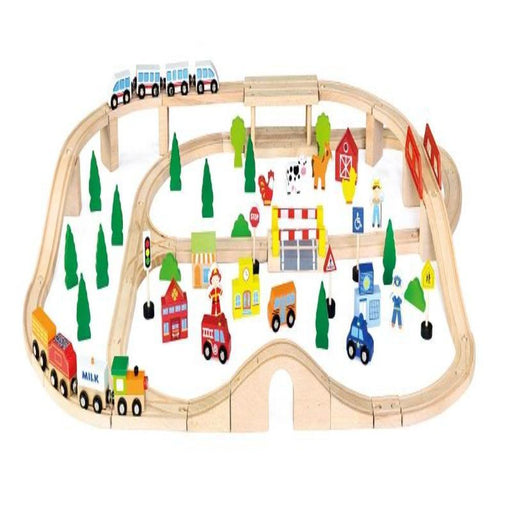 Viga 90pcs Train set-Construction-Viga Toys-Toycra