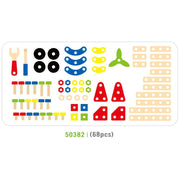 Viga Construction Block Set - 68 pcs