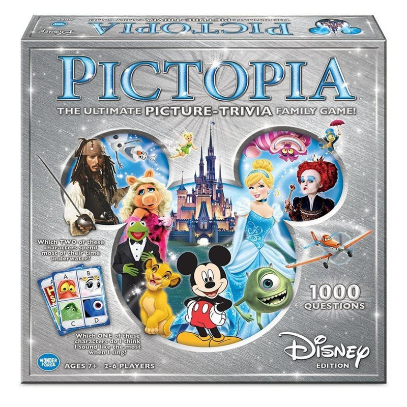 Wonder Forge Pictopia Family Trivia Game Disney Edition