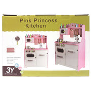 Wooden Pink Princess Kitchen Set
