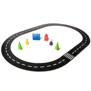 Wooden Road Track Set -Birchwood