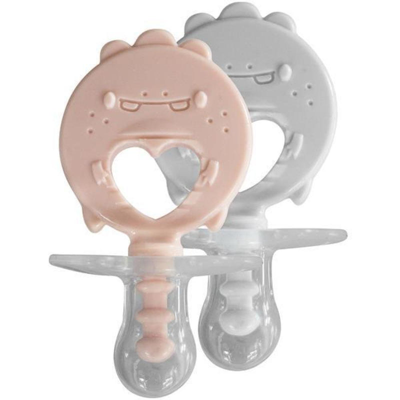 ZoLi Binki.T Pacifier + Teether Combination - Blush/Ash