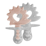 ZoLi Binki.T Pacifier + Teether Combination - Blush/Ash