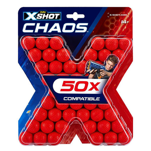 Zuru X-Shot Chaos 50 Refill Dart Balls-Action & Toy Figures-Zuru-Toycra