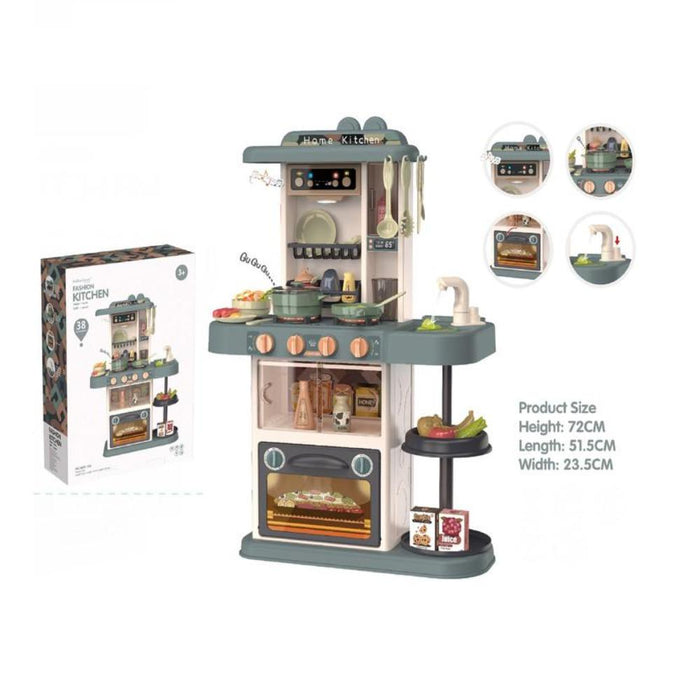 Fashion Kitchen Play Set (TM-889-185) -38 Pcs-Pretend Play-Toycra-Toycra