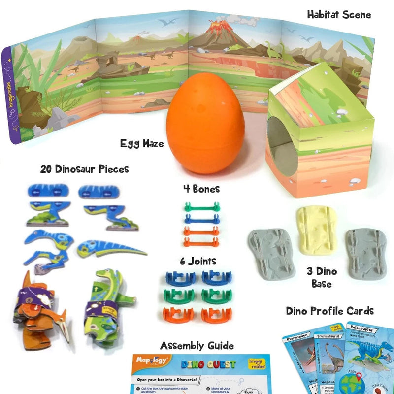 imagimake Mapology Dino Quest