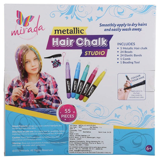 Mirada Metallic Hair Chalk Studio-Arts & Crafts-Mirada-Toycra