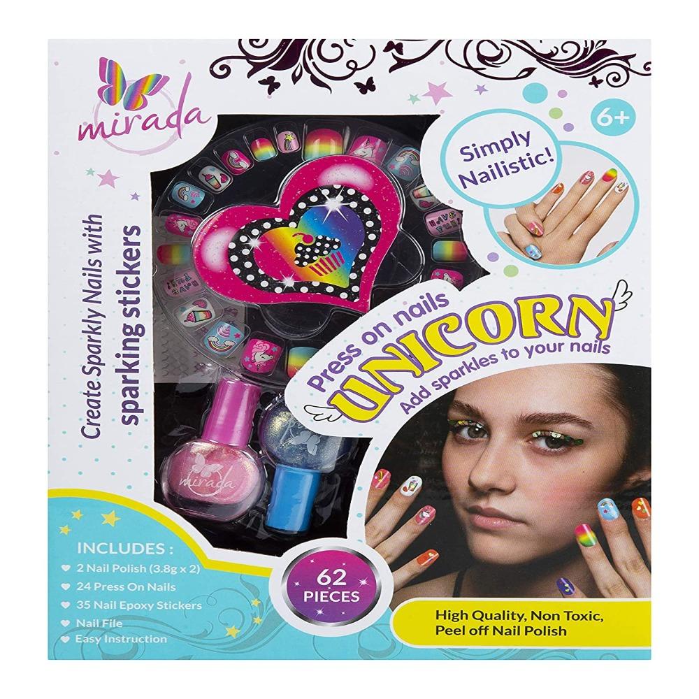 Mirada Press On Nails Love for Kids