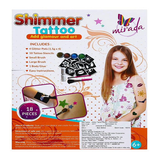 Mirada Glitter Tattoo Kit, टैटू किट - Naivri(Brand Of Purab Enterprises  Company), Ghaziabad