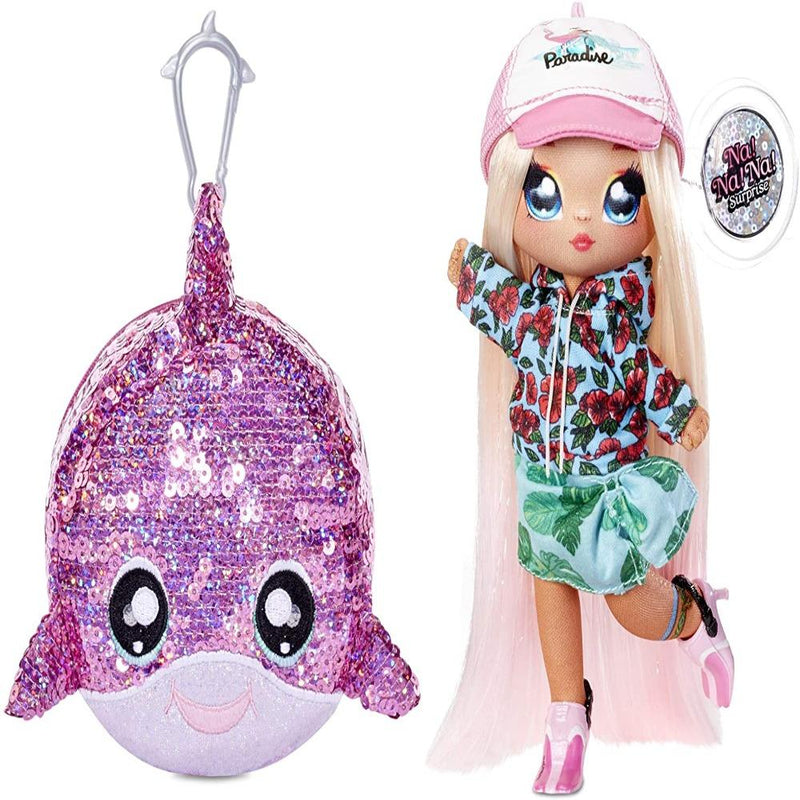 Na Na Na Surprise 2-in-1 Fashion Doll and Sparkly Sequined Purse Sparkle Series