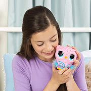 Owleez Flying Baby Owl Interactive Toy Pink