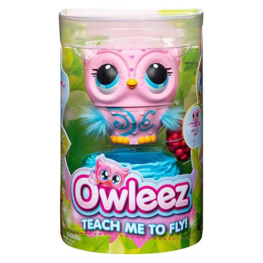 Owleez Flying Baby Owl Interactive Toy Pink-Electronic Toys-Owleez-Toycra