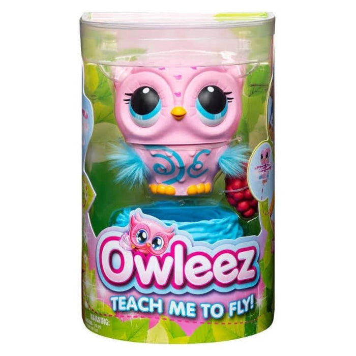 Owleez Flying Baby Owl Interactive Toy Pink-Electronic Toys-Owleez-Toycra