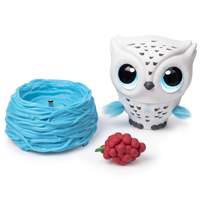 Owleez Flying Baby Owl Interactive Toy White