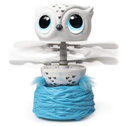 Owleez Flying Baby Owl Interactive Toy White