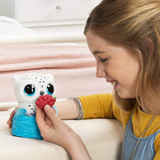 Owleez Flying Baby Owl Interactive Toy White