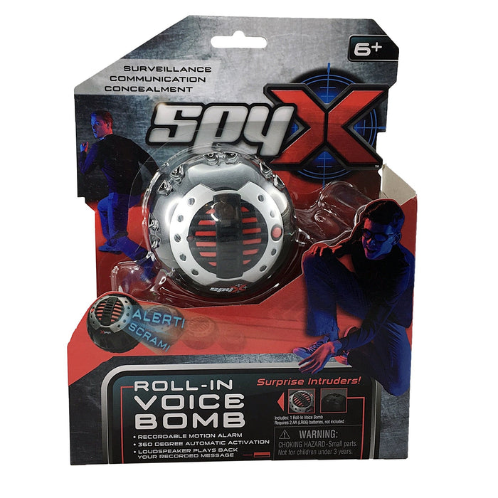 SpyX Roll in Voice Bomb Recorder with Motion Alarm-Electronic Toys-SpyX-Toycra