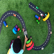 Wooden Road Track Set -MDF